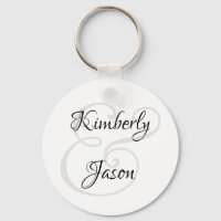 DIY His & Her Script Names, Black & Grey Silver