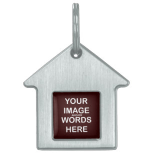 DIY ~ House Keychain Tag 1.125 x 1.125(photo area)