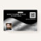 DIY ID card faux silver black | photo logo