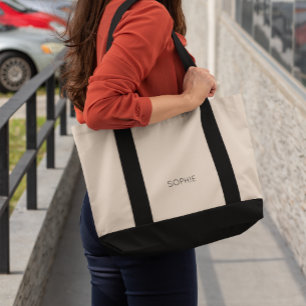 DIY Impulse Tote Bag   Custom Text, Name, Monogram