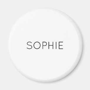 DIY Magnet   Custom Text, Color, Name, Monogram