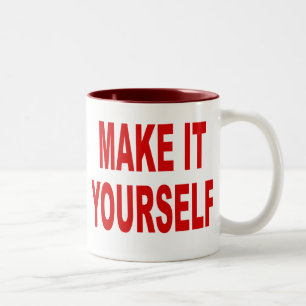 DIY Make It Yourself Coffee Mug