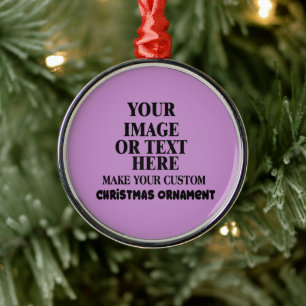DIY Make Your Own Custom Personalized Christmas Metal Tree Decoration
