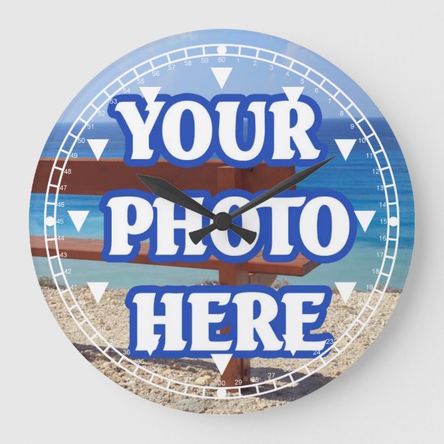 DIY Make Your Own Personalised Large Clock (Front)