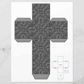 DIY metal trendy ornament doodle box Template
