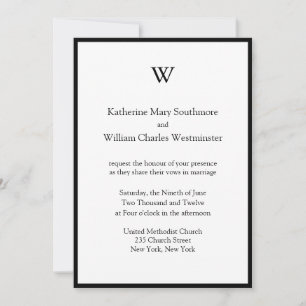 DIY Modern Wedding Invitations