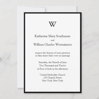 DIY Modern Wedding Invitations