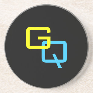 DIY Monogram ~ Coaster 4.25" Sandstone