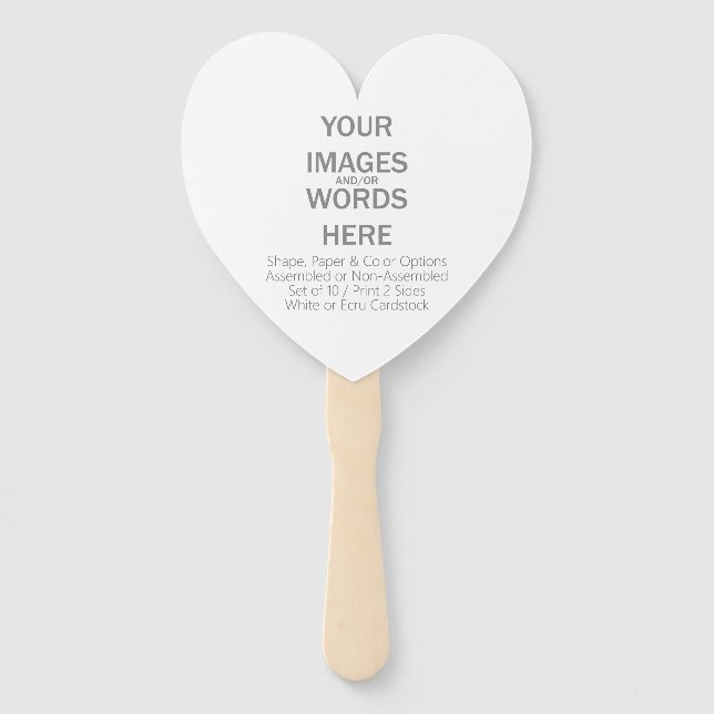 DIY (More Options) - Hand Fan (Front)