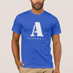 DIY Name+Number Football Team T-Shirt