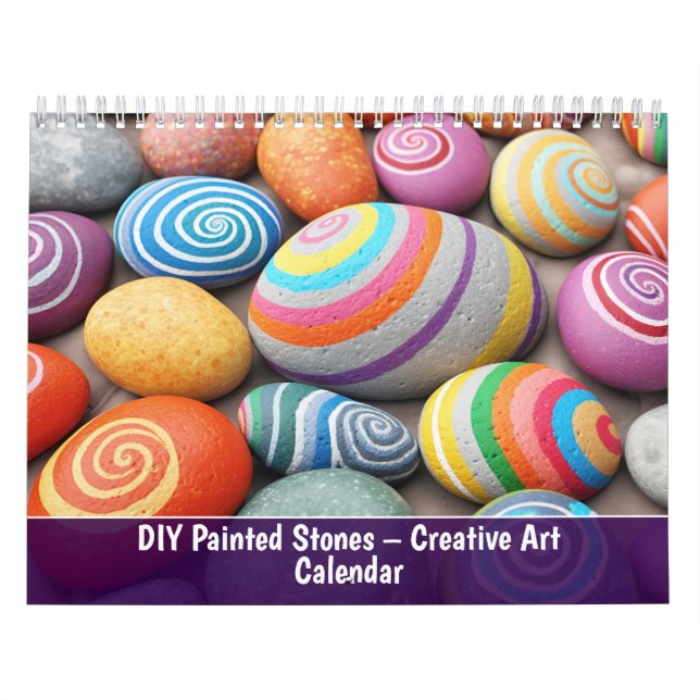 DIY Painted Stones – Creative Art Calendar (Cover)