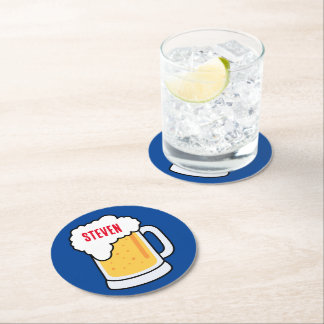 DIY! Paper Coasters Beer - Round - Custom