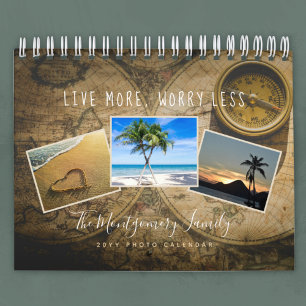DIY Personalised Travel 2025 Photo Calendar