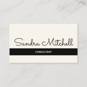 DIY Personalize Business Elegant Easy Read Card