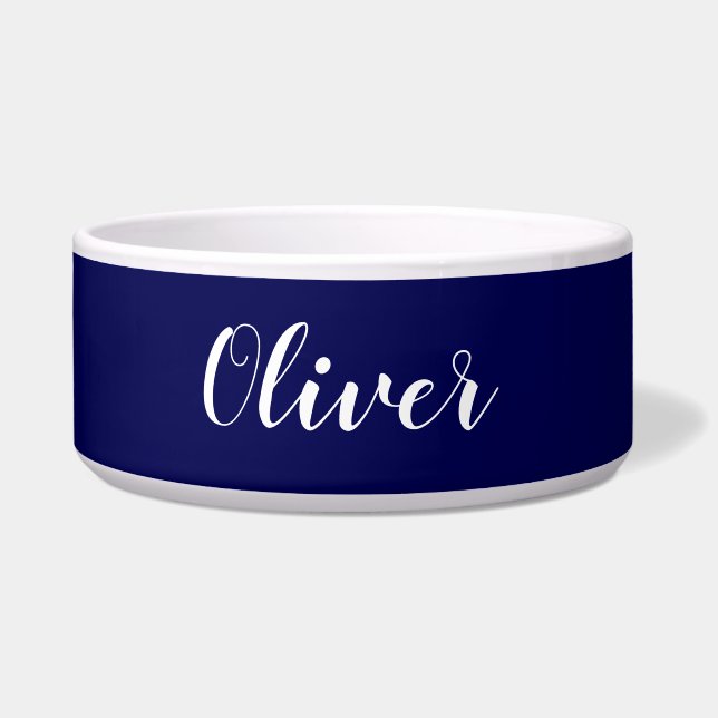 DIY Pet Bowl | Custom Name, Colour, Text (Front)