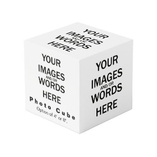 DIY - Photo Cube 4"