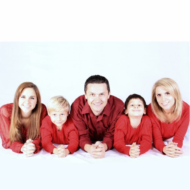 DIY photo sculpture | your picture cutout family (Front)