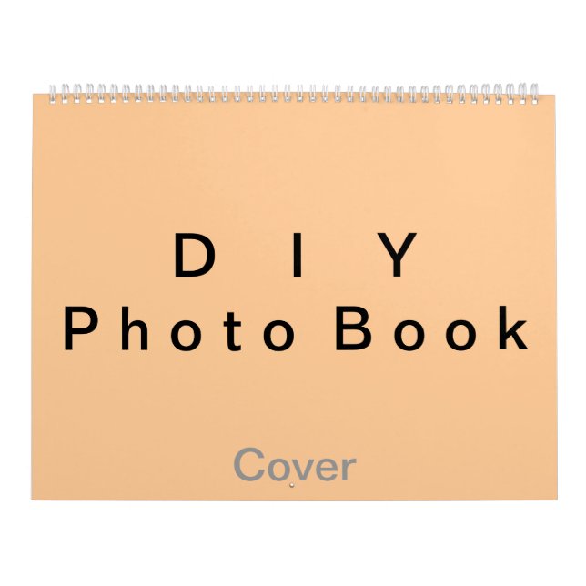 DIY ~ Photobook 50 Pages / Size 14 1/4" x 22" Calendar (Cover)