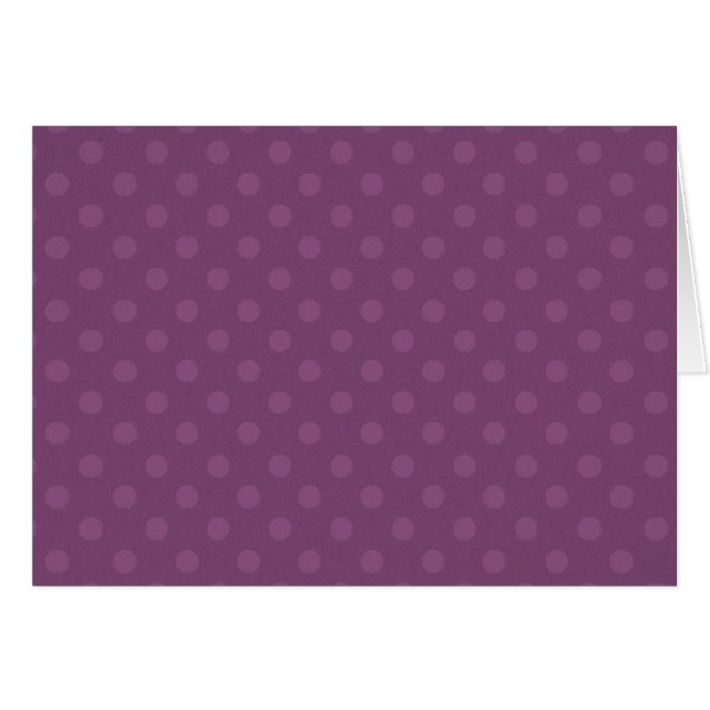 DIY Purple Polka Dot Background Zazzle Gift (Front Horizontal)