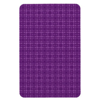 DIY Purple Square Pattern Design Your Own Zazzle Magnet