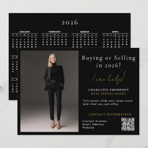 DIY Realtor Buying Selling Real Estate Photo 2026 Holiday Card