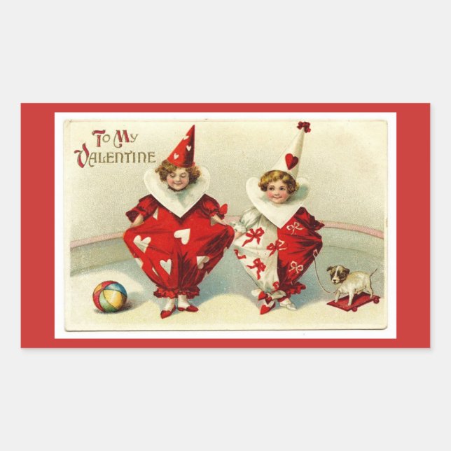 DIY RETRO VALENTINE Sticker (Front)