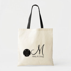 DIY Sand Dollar Destination Logo Tote Bag