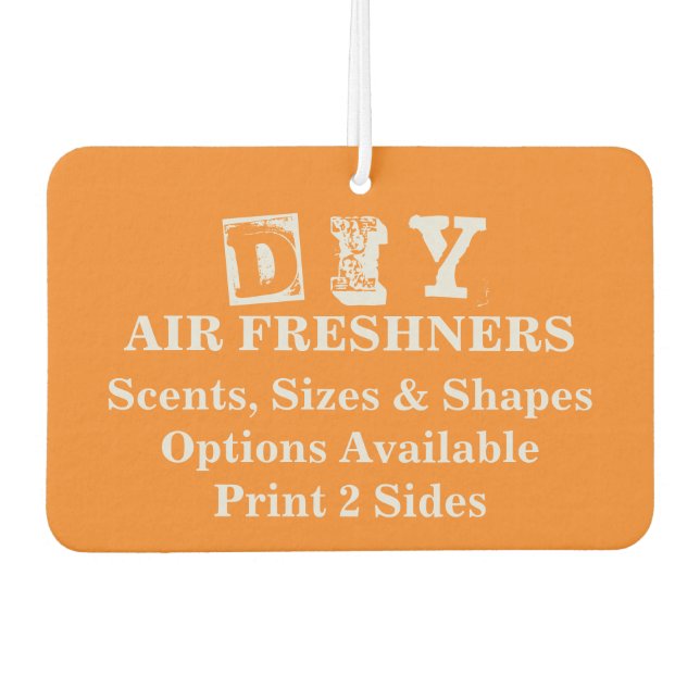 DIY (Scent & Shape Options) - Car Air Freshener (Front)