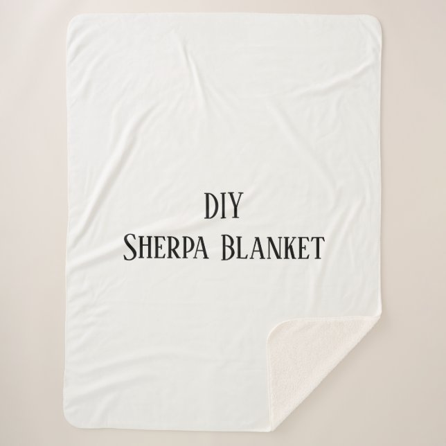 DIY Sherpa Blanket (Front)