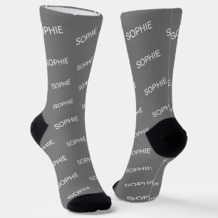 DIY Socks Custom Colour, Name, Text