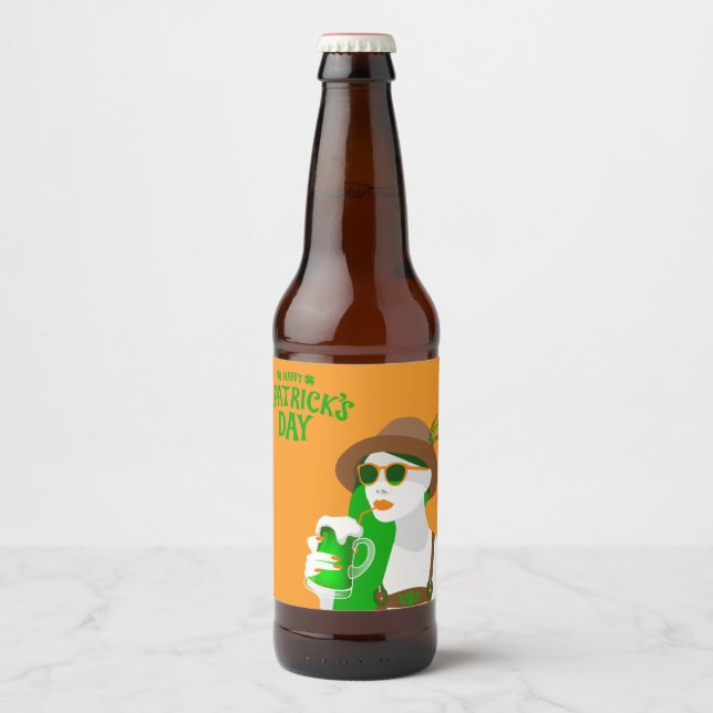 DIY St. Patrick’s Day Beer Label  (Front)