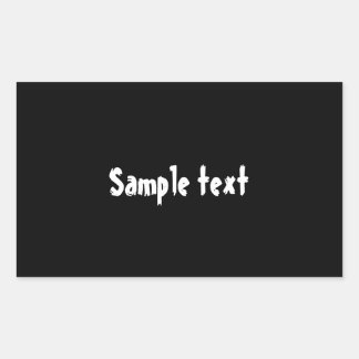 DIY Template easily change colour add photo text Rectangular Sticker