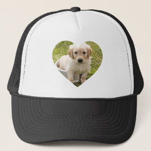 DIY Trucker Hat: Custom Heart Shaped Photo Trucker Hat