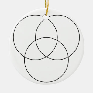 DIY Venn Diagram Ceramic Tree Decoration