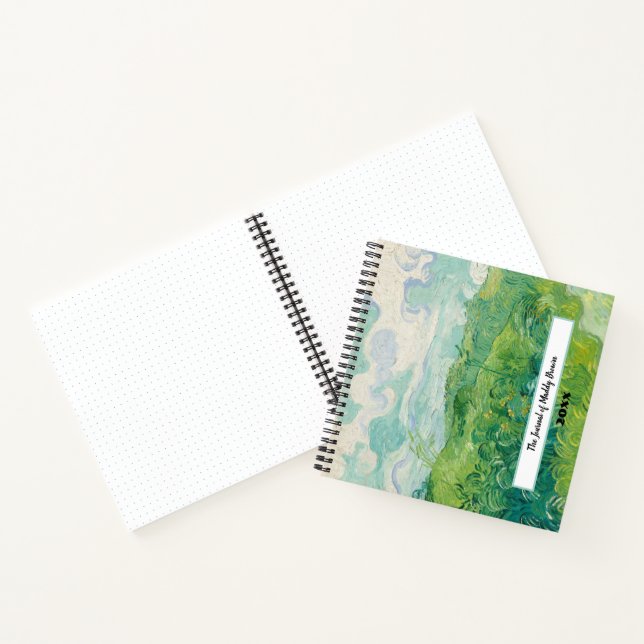 DIY Vincent van Gogh Left-handed Bullet  Notebook (Inside)