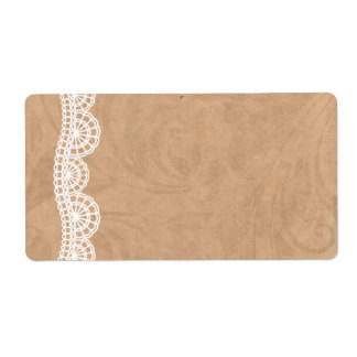DIY Vintage Lace Printable Wedding Address Labels