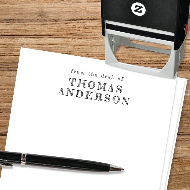 DIY Vintage Personal Stationery Self-inking Stamp (Creator Uploaded)