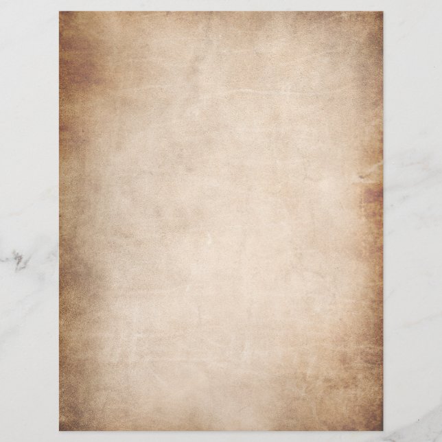 DIY Vintage Scroll Invitation Parchment Paper (Front)