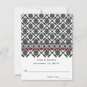 DIY You Score and Fold Tent Wedding Place Cards