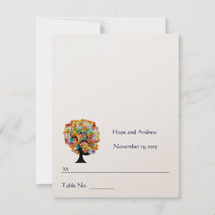 DIY You Score and Fold Tent Wedding Place Cards