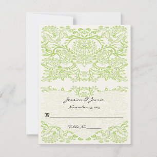 DIY You Score and Fold Tent Wedding Place Cards