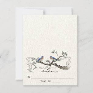 DIY You Score and Fold Tent Wedding Place Cards