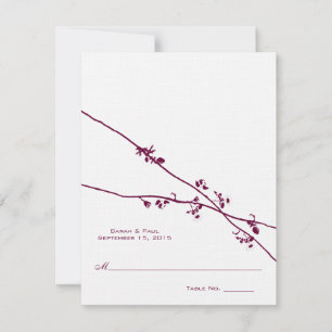 DIY You Score and Fold Tent Wedding Place Cards