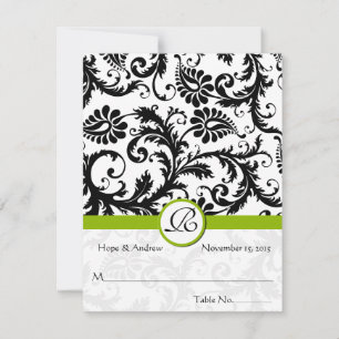 DIY You Score and Fold Tent Wedding Place Cards