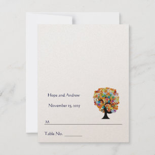 DIY You Score and Fold Tent Wedding Place Cards