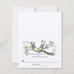 DIY You Score and Fold Tent Wedding Place Cards