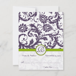 DIY You Score and Fold Tent Wedding Place Cards