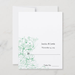 DIY You Score and Fold Tent Wedding Place Cards