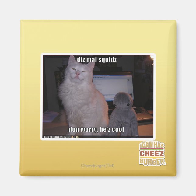 diz mai squidz magnet (Front)