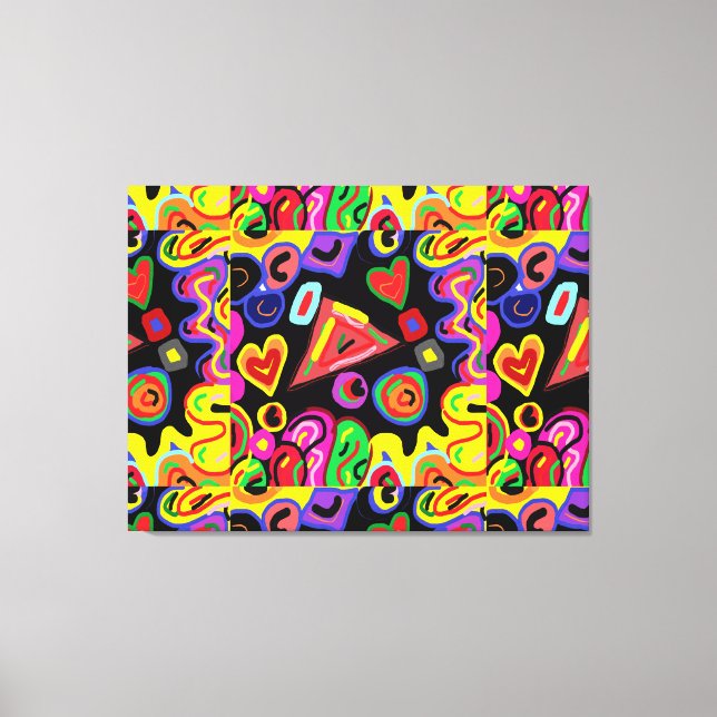 Dizziness of the mind canvas print (Front)